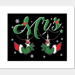 Chest Nuts Christmas ELF Xmas, Mrs. Santa Claus Posters and Art